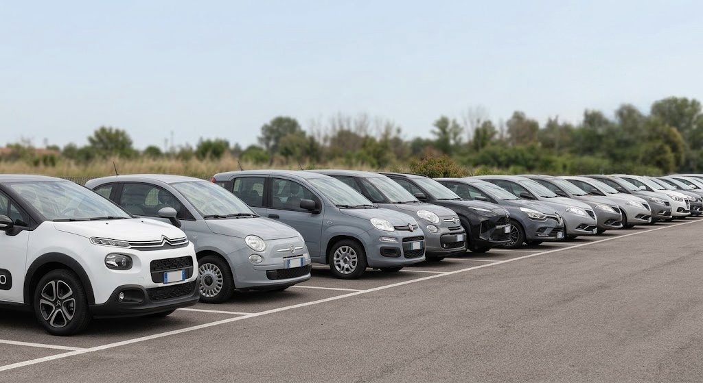 Le nostre auto in parcheggio